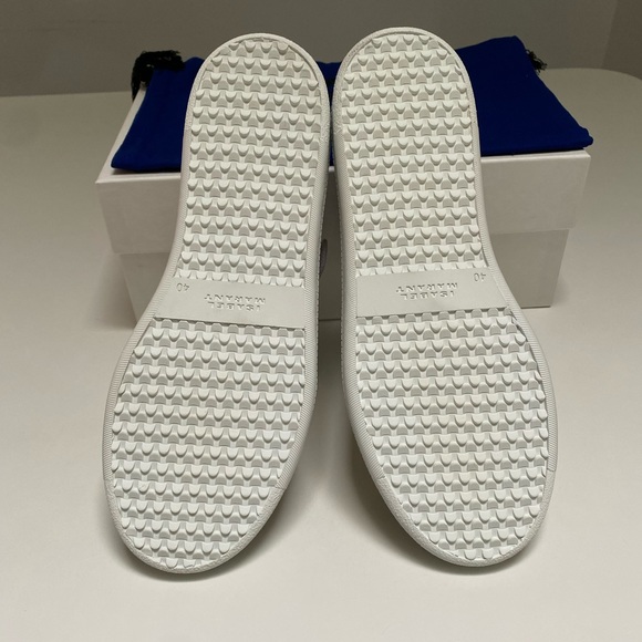 Isabel Marant Studded Classic Beth Sneaker in White/Black sz 40 New in Box - Picture 8 of 10